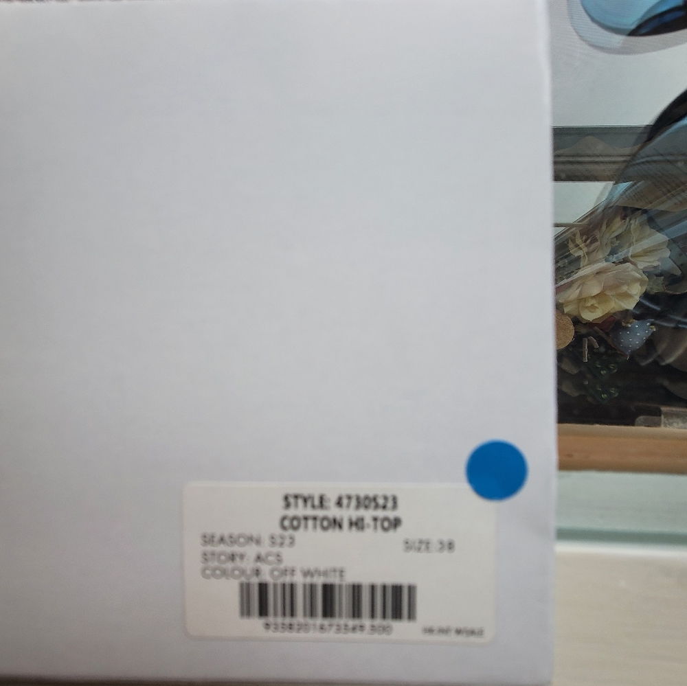Zimmermann Cotton High-Top Sneakers NW_ Box - Picture 9 of 10